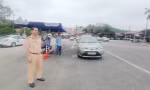 Công an tỉnh Bắc Giang tổ chức sát hạch lái xe sớm nhất cả nước. 