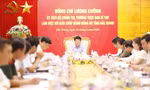 Ủy viên Bộ Chính trị, Thường trực Ban Bí thư Lương Cường làm việc với Ban Chấp hành Đảng bộ tỉnh Bắc Giang. Ảnh: Nguyễn Thắng.