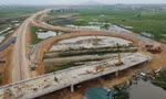 Hình hài 'siêu' nút giao Đông Xuân - đấu nối cao tốc Bắc Nam với QL45