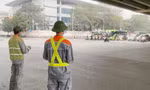 Cận cảnh nút giao đang được đếm xe để tổ chức lại giao thông