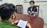 Cơ quan công an làm việc với đối tượng Tuyến. Ảnh. H.Y