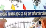 Trường THCS Thị trấn Thủ Thừa nơi xảy ra vụ việc