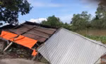Hiện trường vụ sạt lở.