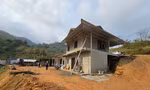 Căn nhà mới khang trang của gia đình anh Vàng Xành Guyện thôn Nậm Trà xã Gia Phú (Bảo Thắng, Lào Cai)