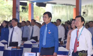 Nguyên Chủ tịch nước Trương Tấn Sang, Bí thư thứ nhất T.Ư Đoàn dự Đại hội Đoàn TPHCM 