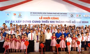 Khởi công, khánh thành hai công trình trọng điểm mừng Đại hội Đảng bộ TPHCM