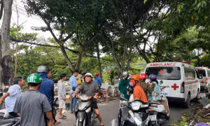 TPHCM: Phát hiện 2 anh em ruột tử vong bên bờ suối.