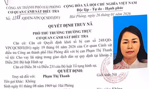Bà 'trùm' điều hành nhóm cho vay lãi nặng ở Hải Phòng