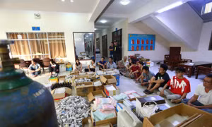 Đánh sập xưởng sản xuất dụng cụ phục vụ sử dụng ma túy quy mô ‘khủng’