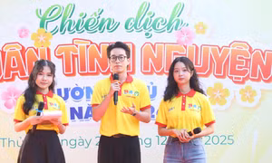 Chàng trai vàng SEA Games 33 lan tỏa tinh thần tình nguyện ngày xuân