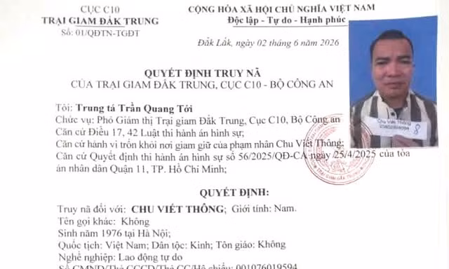 Truy nã phạm nhân bỏ trốn khỏi bệnh viện vùng Tây Nguyên