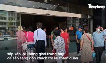 Bảo tàng Quảng Ninh ngày đầu mở cửa sau bão số 3