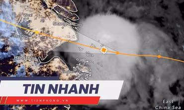 TIN NHANH: Bão Bebinca mạnh nhất 75 năm đổ bộ Thượng Hải