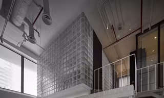 Giải pháp không gian ba chiều trong căn hộ thông tầng 66m2
