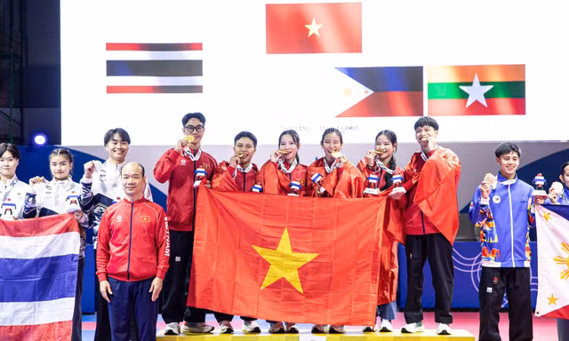 SEA GAMES 33: Đoàn Thể thao Việt Nam giành 4 huy chương vàng trong ngày thi đấu đầu tiên