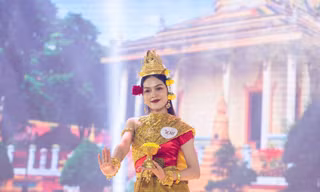 Vẻ đẹp nữ sinh Khmer giành danh hiệu Á khôi 2 Sinh viên miền Nam