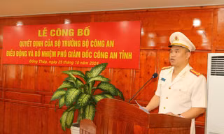 Công an tỉnh Đồng Tháp có tân Phó Giám đốc 