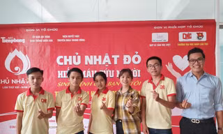 Trường đại học Nam Cần Thơ sẵn sàng cho ngày hội Chủ nhật Đỏ