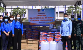 Tuổi trẻ An Giang hỗ trợ tỉnh Tà Keo (Campuchia) phòng dịch COVID - 19