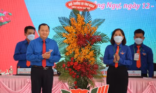 tặng hoa chúc mừng đại hội