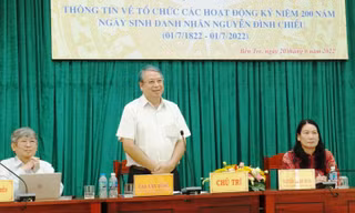 Bến Tre thông tin kỷ niệm Nguyễn Đình Chiểu