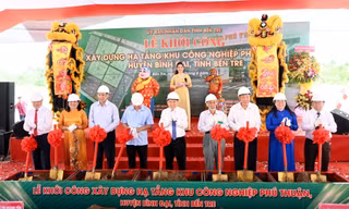 Khởi công khu công nghiệp hơn 3.500 tỷ đồng ở Bến Tre