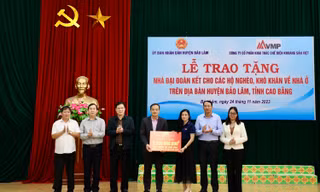 VMPCo trao tặng 50 nhà Đại đoàn kết tại Bảo Lâm, Cao Bằng