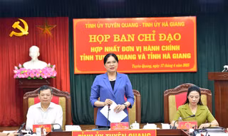 Tuyên Quang, Hà Giang họp bàn khi hợp nhất