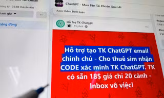 Những nguy cơ có thể gặp khi mua, dùng chung tài khoản ChatGPT