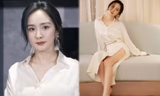 Dương Mịch diện váy xẻ sâu khoe chân dài miên man, nhan sắc thách thức camera thường