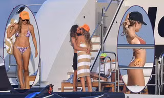 Heidi Klum ‘khóa môi’ chồng trẻ, đọ dáng bikini với con gái tuổi teen trên du thuyền