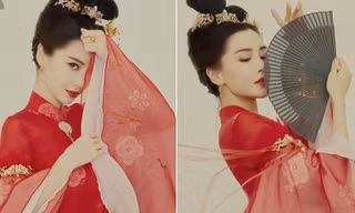 Mê mẩn tạo hình cổ trang với sắc đỏ của AngelaBaby giữa loạt ồn ào đời tư