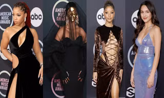 AMAs: Cardi B đeo mặt nạ vàng, dàn mỹ nhân diện váy cắt xẻ ‘bỏng mắt’
