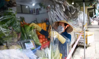 Hà Nội dừng nhiều hoạt động tại khu vực chợ vải lớn nhất miền Bắc