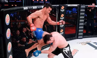 Lyoto Machida hạ gục Chael Sonnen.