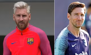 Messi quyết định cạo râu sau khi lập 2 kỷ lục tại Champions League.