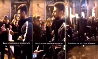 Giroud nhanh chóng bỏ đi sau khi bị CĐV Pháp phớt lờ.
