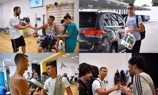 Ronaldo được đồng đội mới chào đón nồng nhiệt