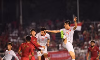 VIDEO: Mục kích Văn Hậu đánh đầu mở tỷ số cho U22 Việt Nam