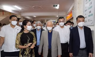 Tổng Bí thư Nguyễn Phú Trọng thăm, làm việc tại tỉnh Hòa Bình