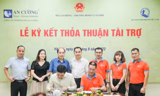 Gỗ An Cường ký kết tài trợ 2,5 tỷ đồng cho quỹ bảo trợ trẻ em Việt Nam