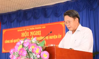 Ông Tạ Văn Bửu - Chủ tịch UBND huyện Đất Đỏ giai đoạn 2015 - 2020.