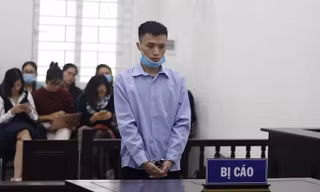 Bị cáo Quách Văn Nam tại tòa.