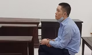 Bị cáo Nguyễn Văn Trường tại tòa.