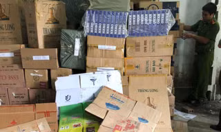 Bắt giữ 55.000 bao thuốc lá lậu tại Quảng Ninh