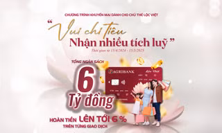 Mua sắm thả ga, hoàn tiền cực đã với thẻ Lộc Việt 