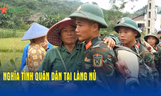 Nghĩa tình quân dân tại Làng Nủ