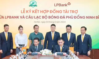LPBank nhà tài trợ CLB bóng đá Phù Đổng Ninh Bình 