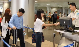 Khu vực kiểm tra an ninh được tăng diện tích, thêm máy soi chiếu. Ảnh: Phương Linh