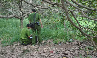 Công an khám nghiệm hiện trường
